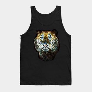 Tiger Head Electric Silhouette 01 Tank Top